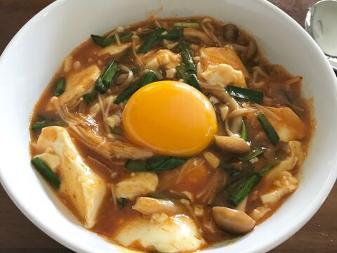 お手軽スンドゥブ丼